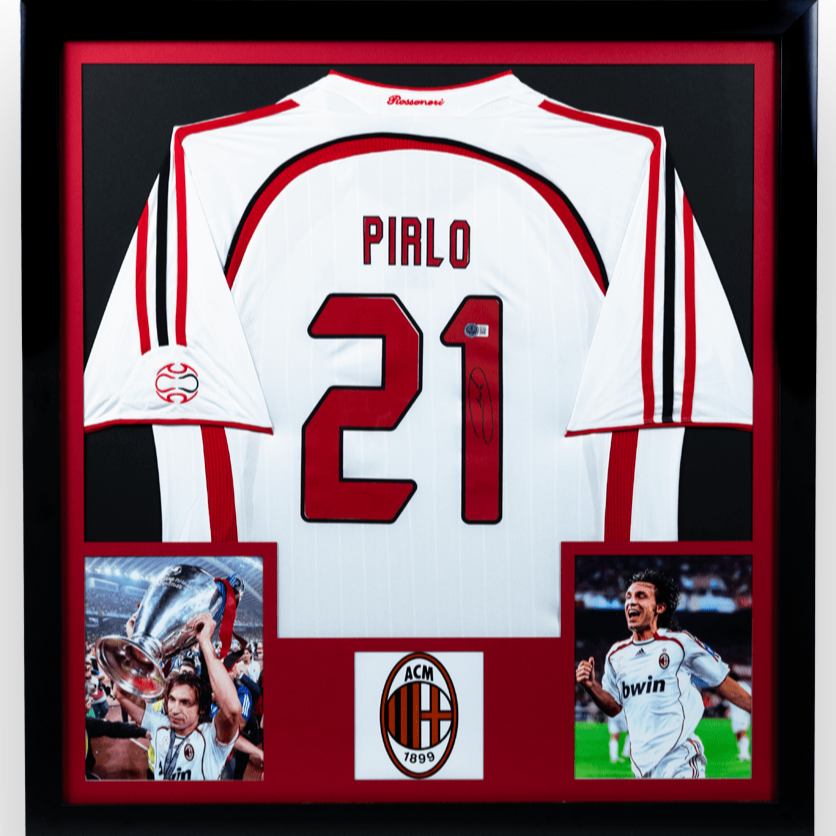 Andrea Pirlo - Jersey Firmado Milán Visitante