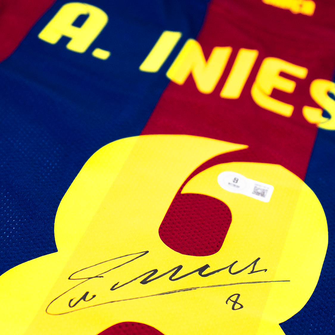 Andrés Iniesta - Jersey Firmado Barcelona