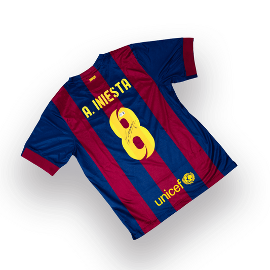 Andrés Iniesta - Jersey Firmado Barcelona