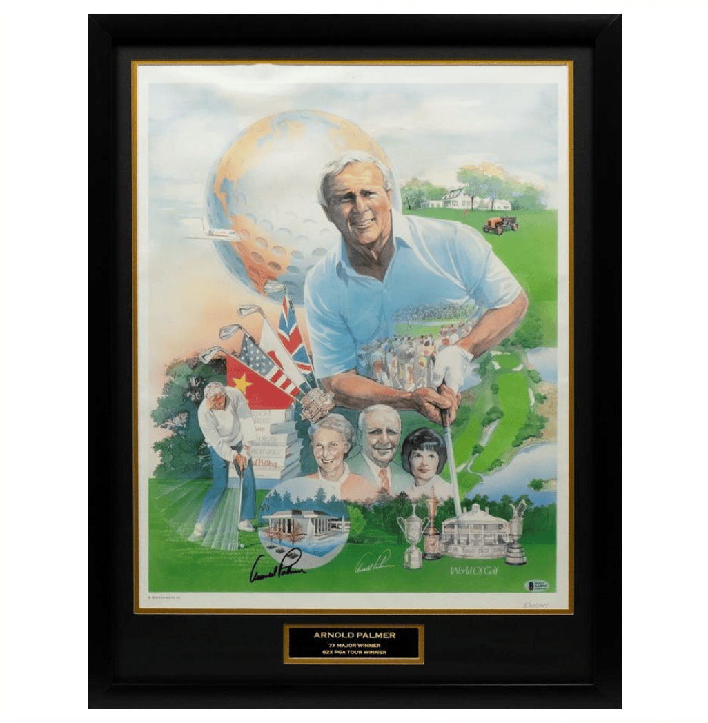 Arnold Palmer - Cuadro Firmado