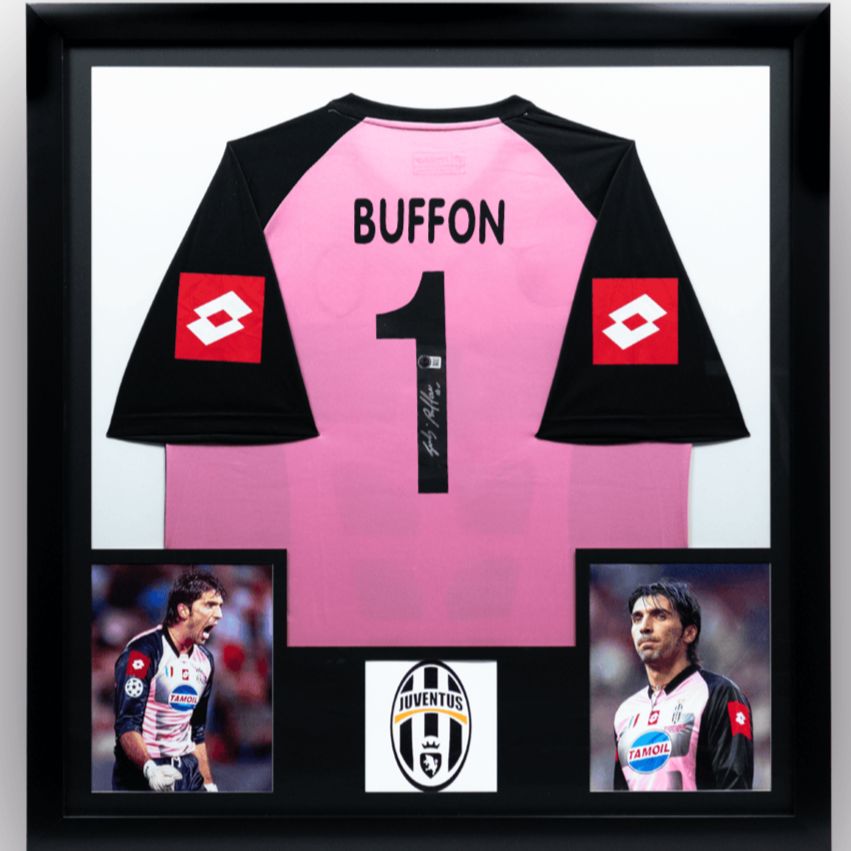 Gianluigi Buffon - Jersey Firmado Juventus Rosa