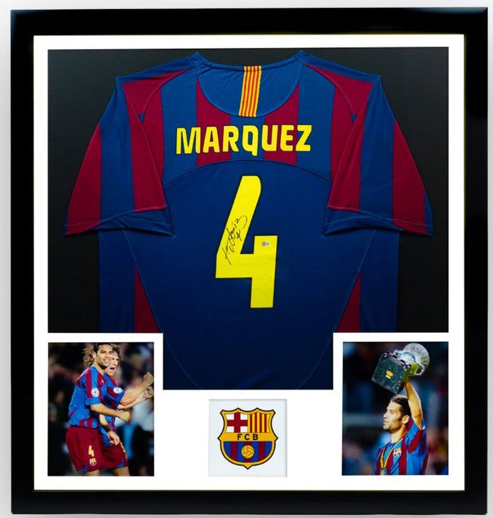 Rafa Márquez - Jersey Firmado Barcelona