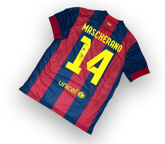 Javier Mascherano - Jersey Firmado Barcelona