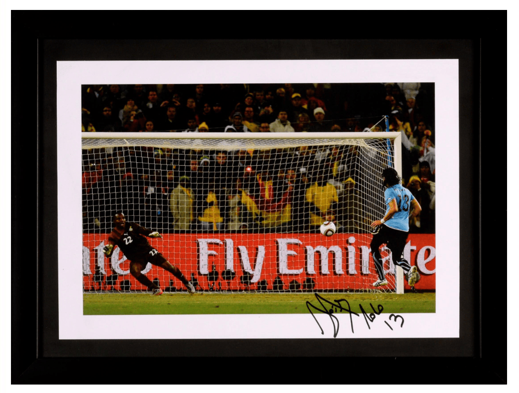Loco Abreu - Fotografía Firmada Uruguay