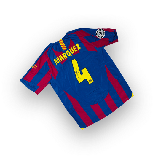 Rafa Márquez - Jersey Firmado Barcelona