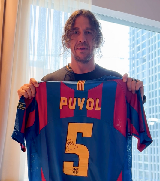Carles Puyol - Jersey Firmado Barcelona 2009