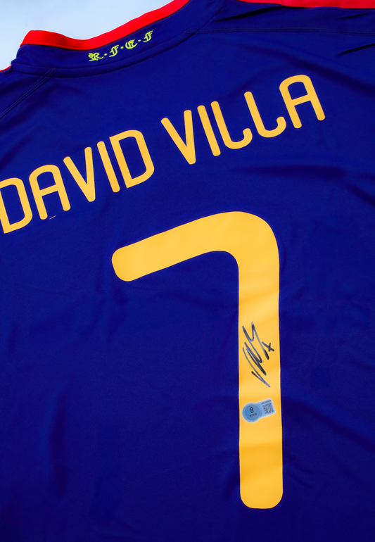 David Villa - Jersey Firmado España 2010