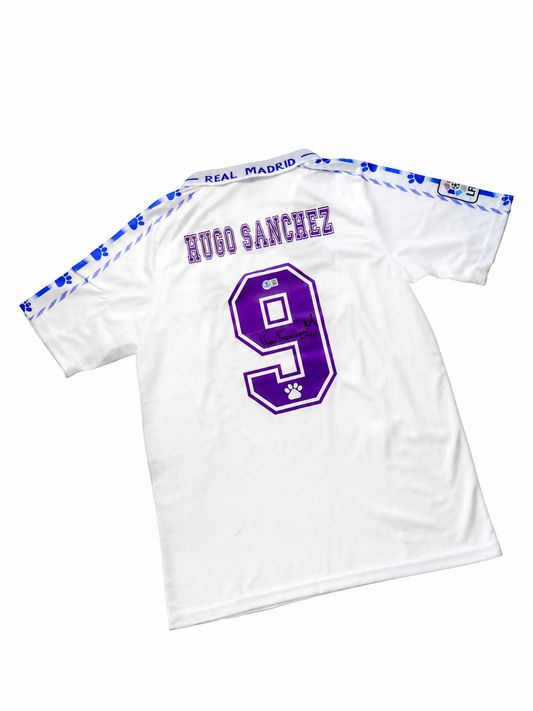 Hugo Sánchez - Jersey Firmado Real Madrid
