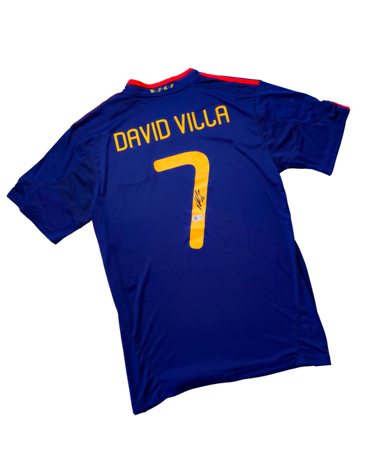 David Villa - Jersey Firmado España 2010