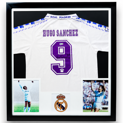 Hugo Sánchez - Jersey Firmado Real Madrid