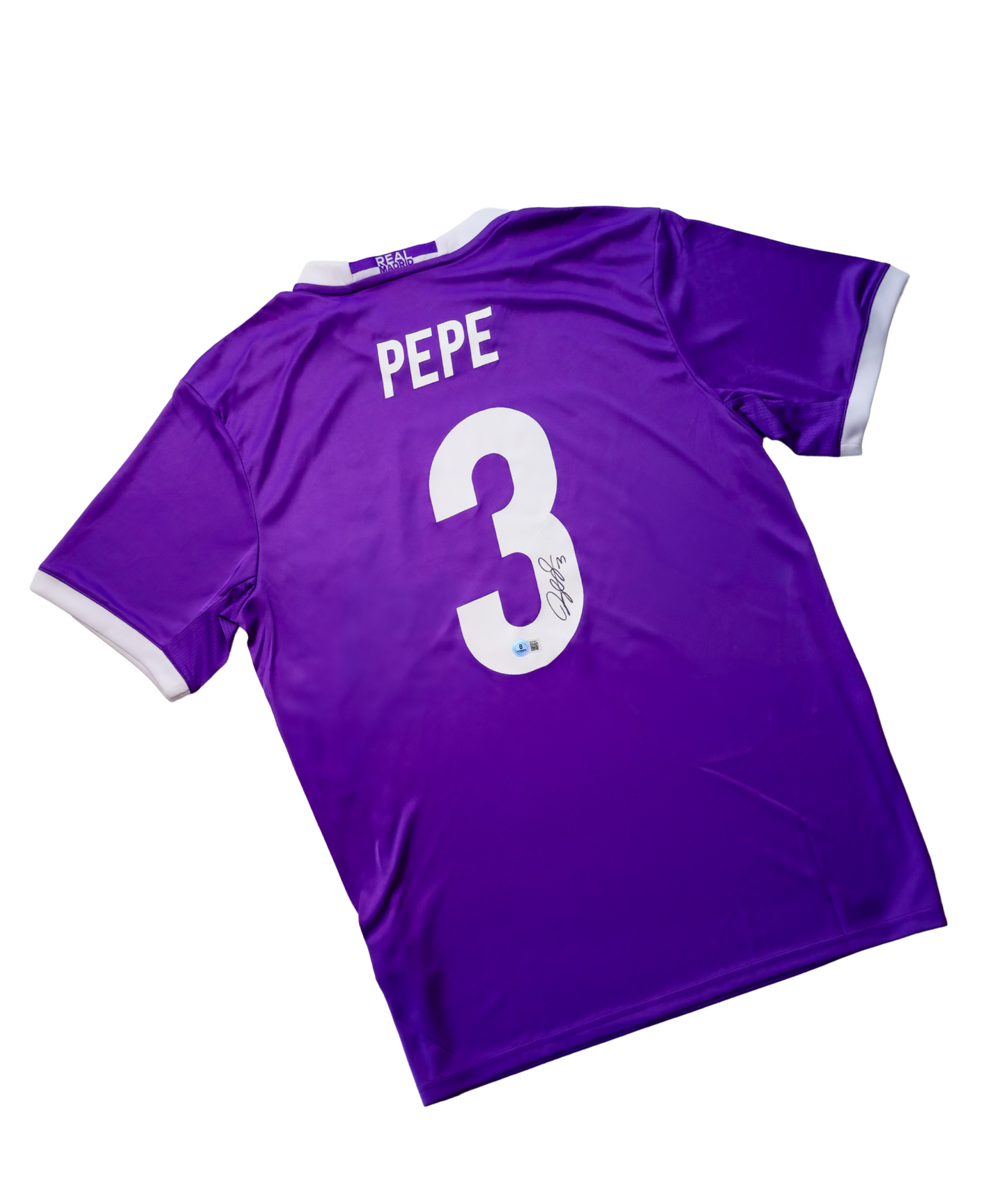 Pepe - Jersey Firmado Real Madrid 2016 Visitante
