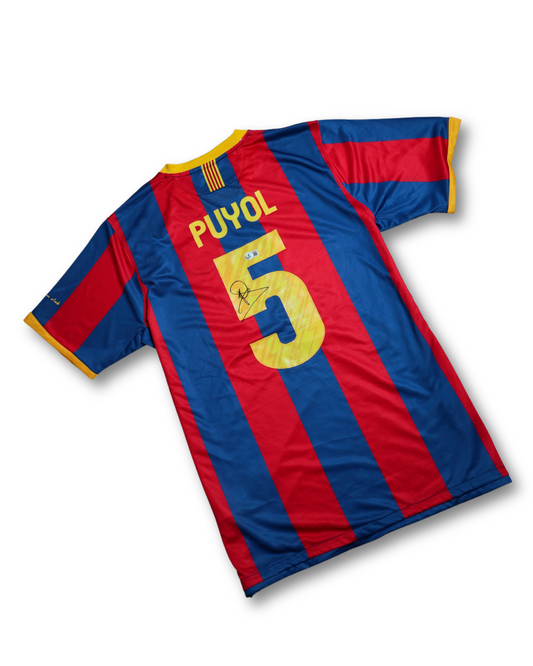 Carles Puyol - Jersey Firmado Barcelona 2011