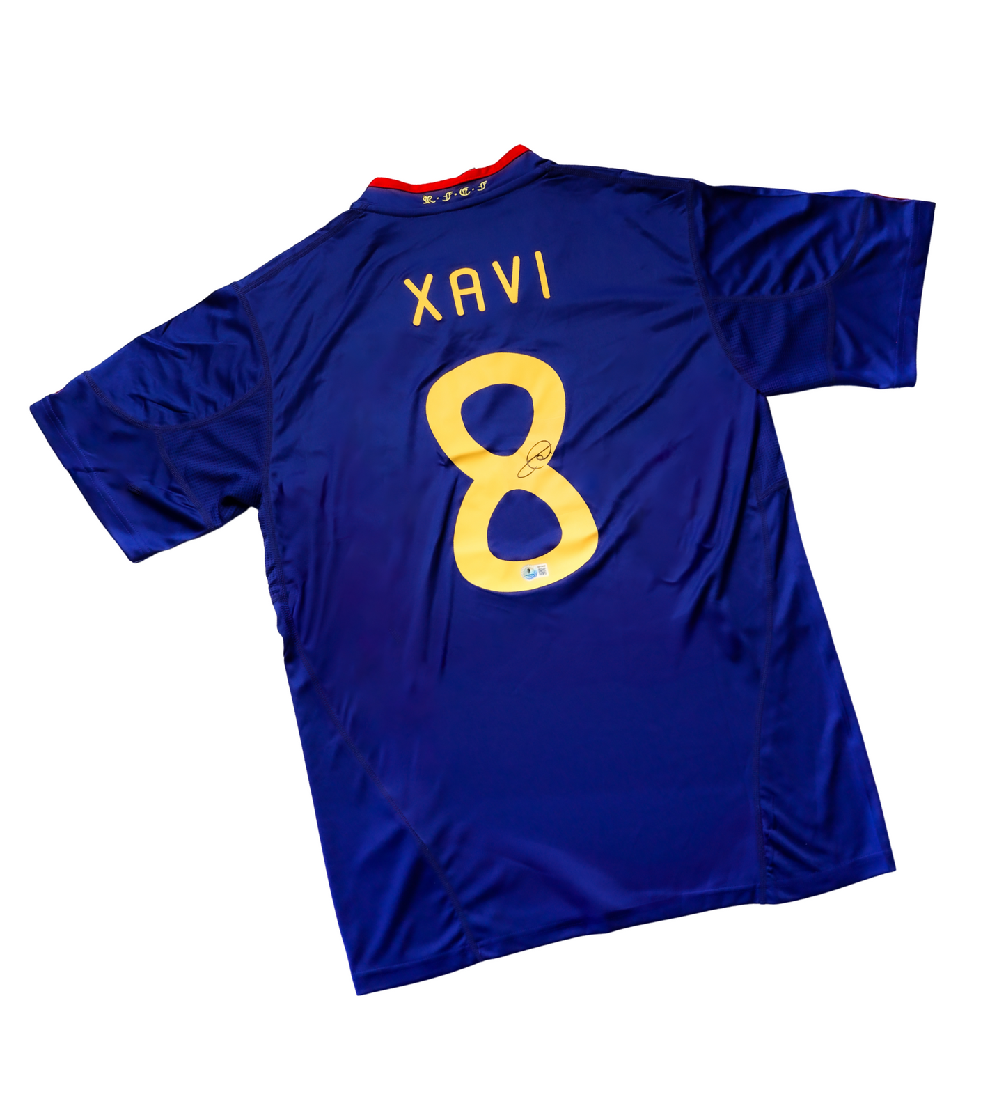 Xavi Hernández - Jersey Firmado España 2010 Visitante
