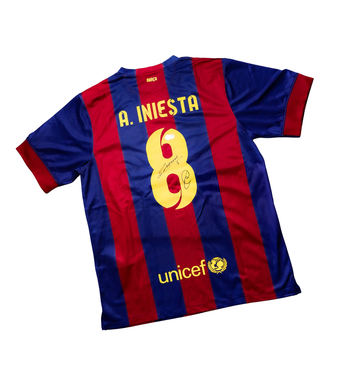 Jersey Firmado Barcelona 2010 - Andrés Iniesta y Xavi Hernandez