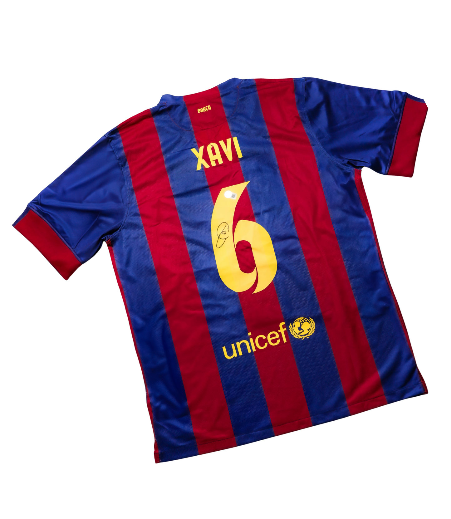Xavi Hernández - Jersey Firmado Barcelona 2010