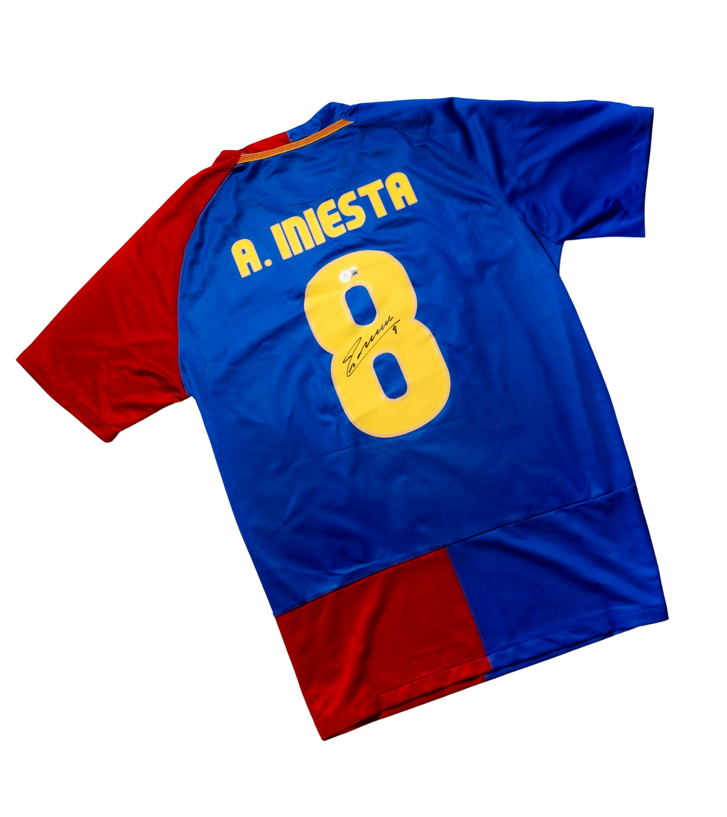 Andrés Iniesta - Jersey Firmado Barcelona 2008