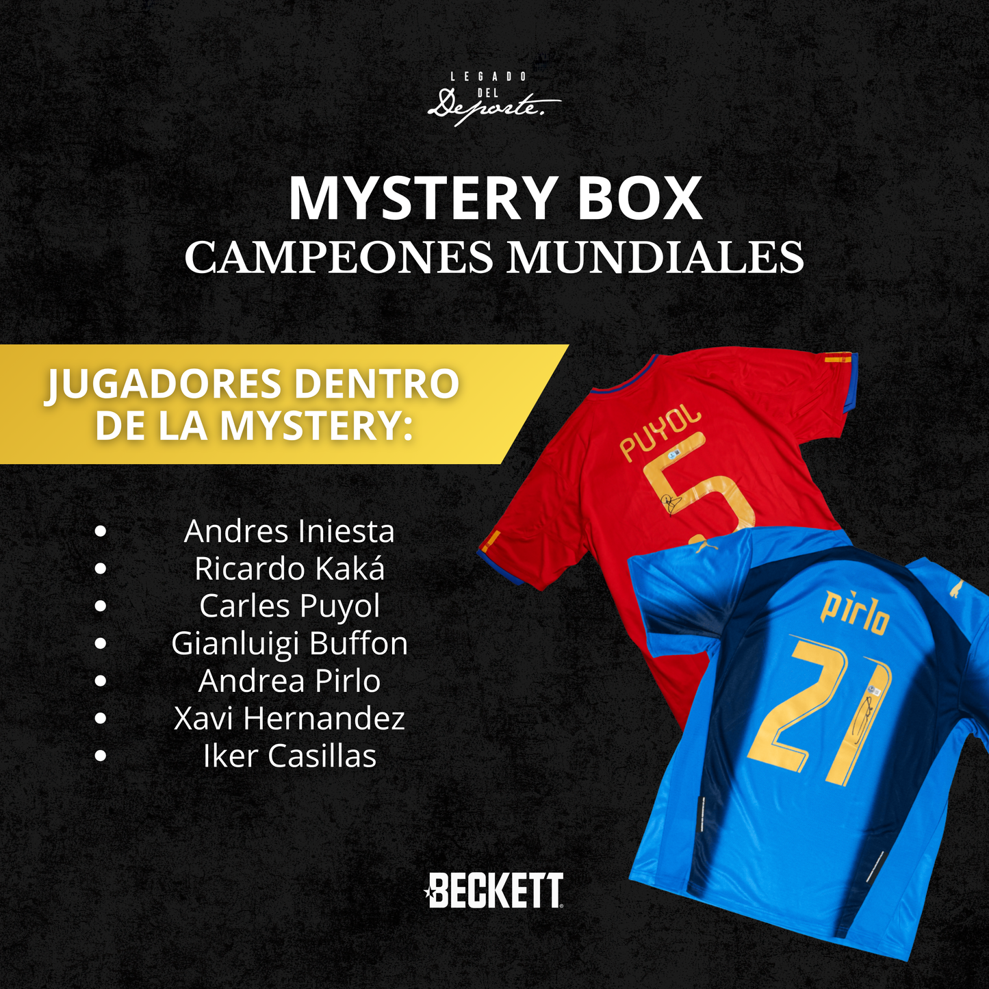 Mystery Box - Campeones Mundiales + Boleto Para Rifa Exclusiva