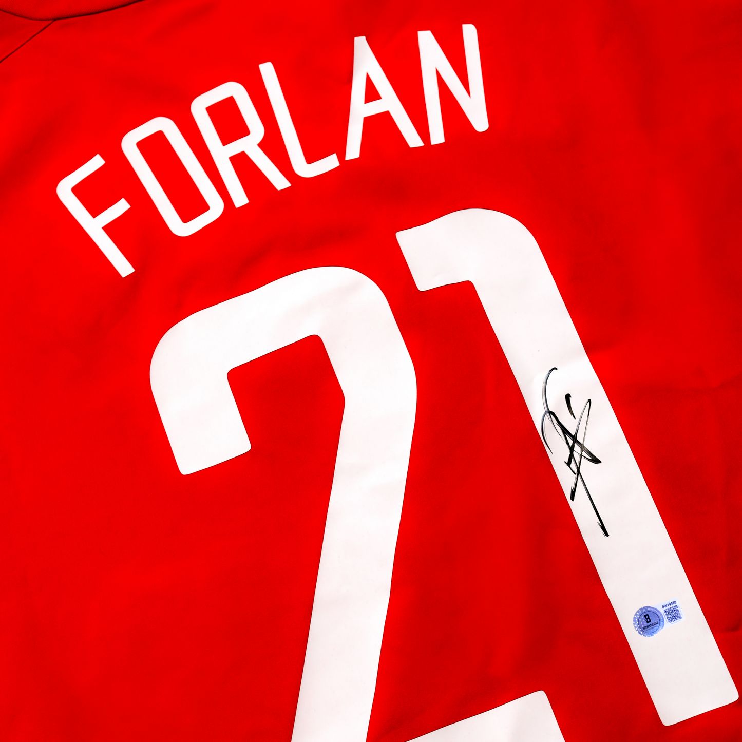 Diego Forlán - Jersey Firmado Manchester United 2002