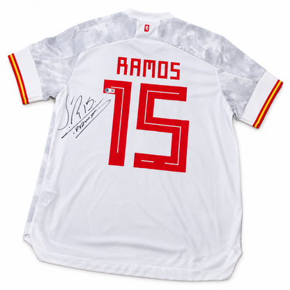 Sergio Ramos - Jersey Firmado España