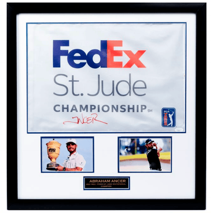 Abraham Ancer - Bandera Firmada Fedex St. Jude
