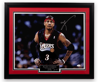 Allen Iverson - Fotografía Firmada Philadelphia 76ers
