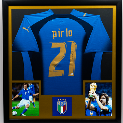 Andrea Pirlo - Jersey Firmado Italia