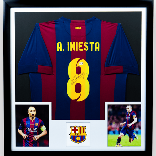 Andrés Iniesta - Jersey Firmado Barcelona