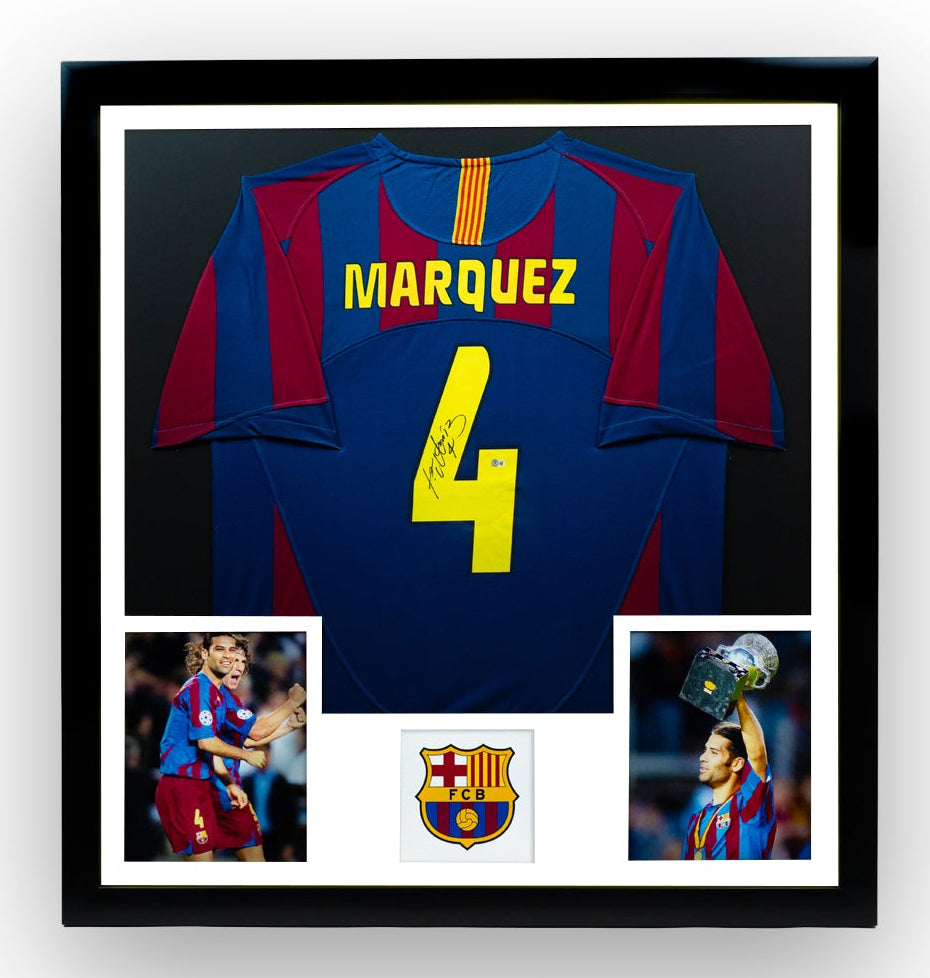 Rafa Márquez - Jersey Firmado Barcelona
