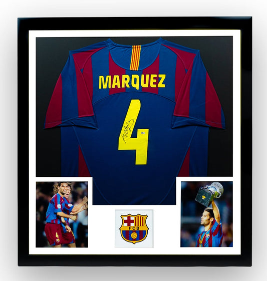 Rafa Márquez - Jersey Firmado Barcelona