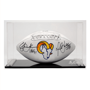 Eric Dickerson & Marshall Faulk - Balón Firmado Los Angeles Rams