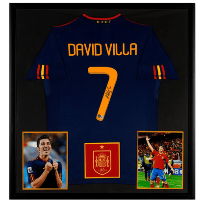 David Villa - Jersey Firmado España