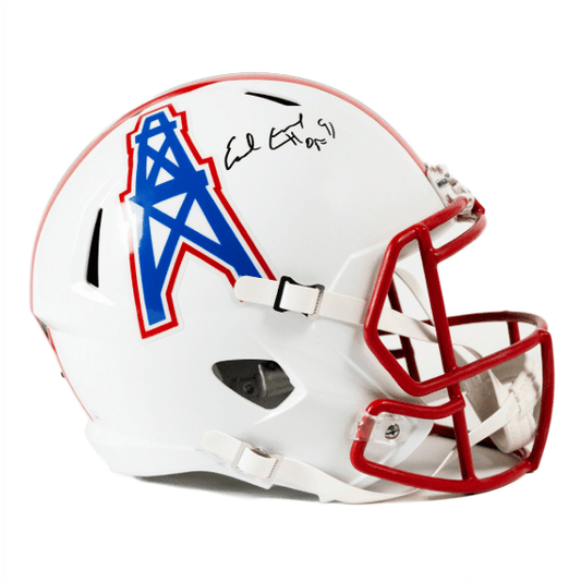 Earl Campbell - Casco Firmado Houston Oilers