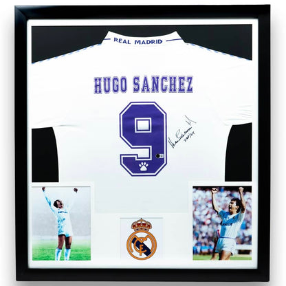 Hugo Sánchez - Jersey Firmado Real Madrid