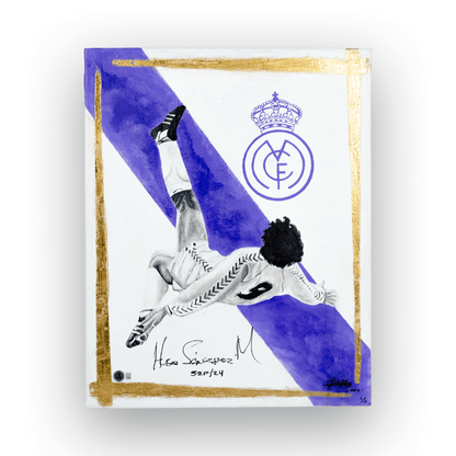 Hugo Sánchez - Marco Firmado Real Madrid