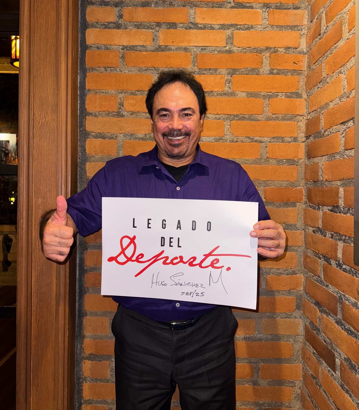 Hugo Sánchez - Jersey Firmado México