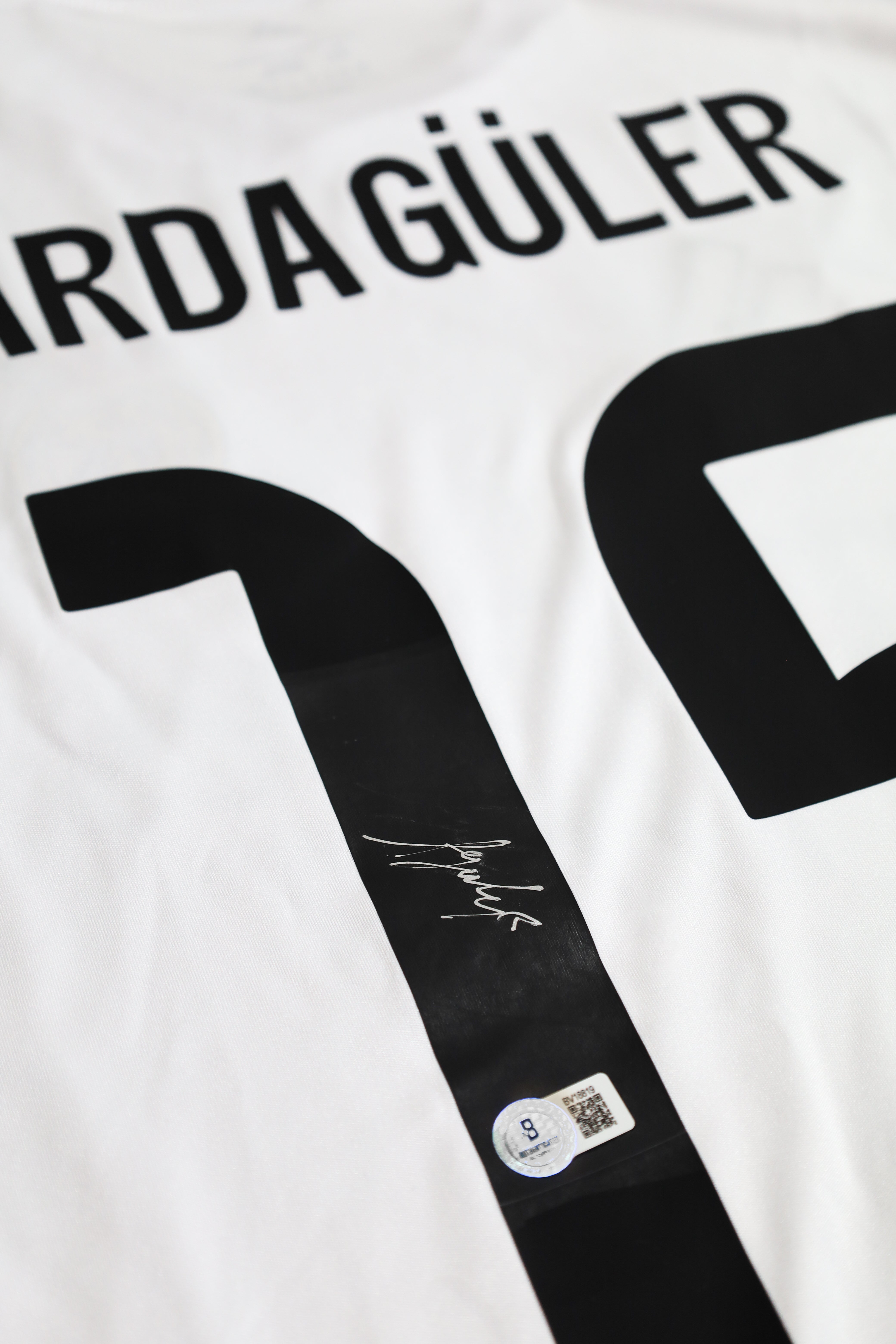 Arda Güler - Jersey Firmado Real Madrid Blanco
