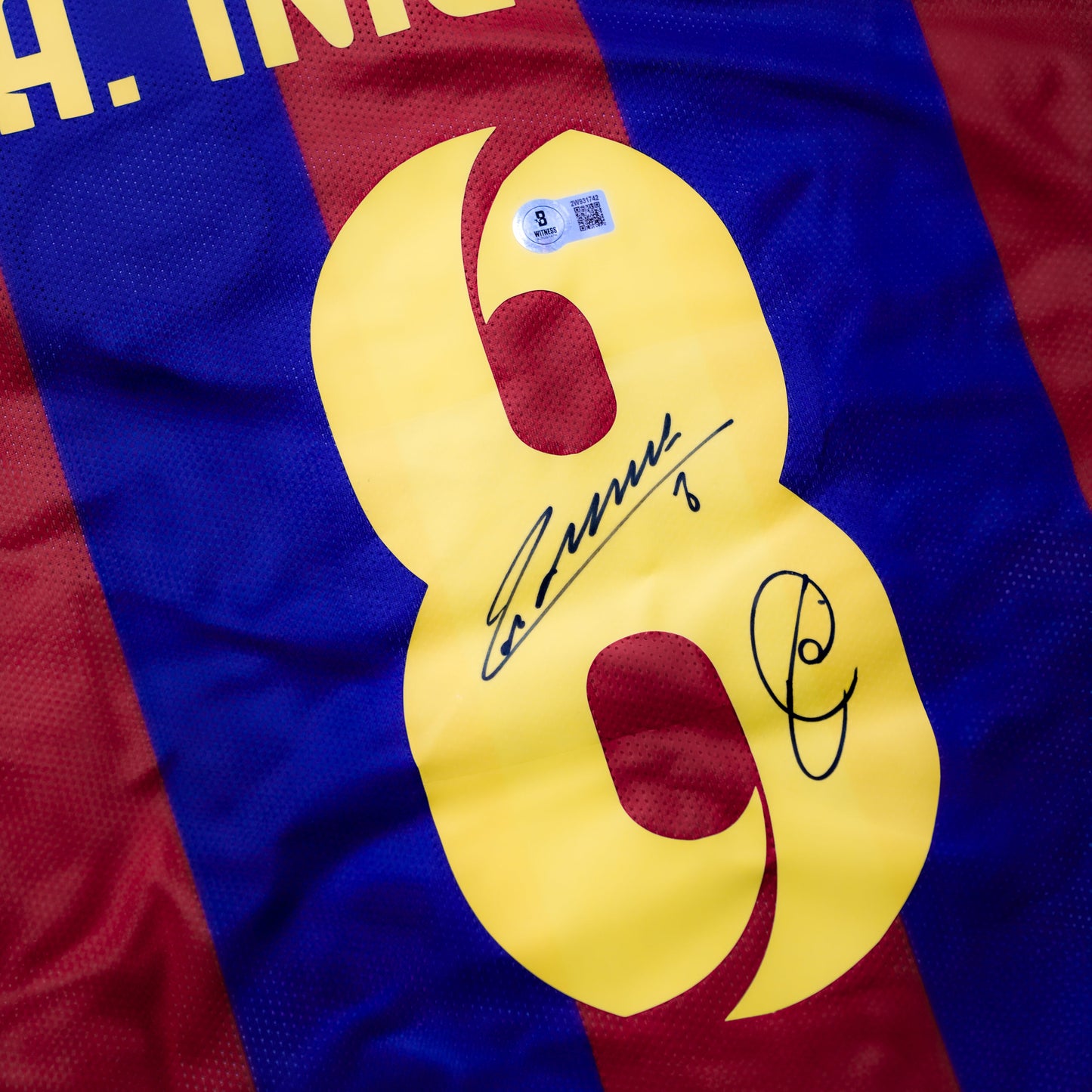 Jersey Firmado Barcelona 2010 - Andrés Iniesta y Xavi Hernandez