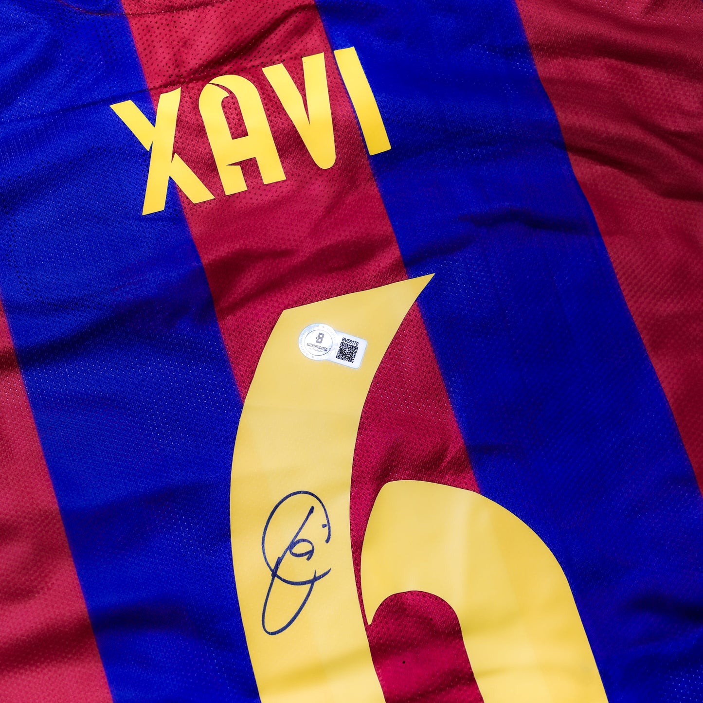 Xavi Hernández - Jersey Firmado Barcelona 2010