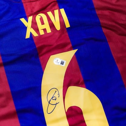 Xavi Hernández - Jersey Firmado Barcelona 2010