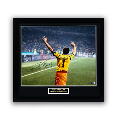 Iker Casillas- Fotografía Firmada España 2010