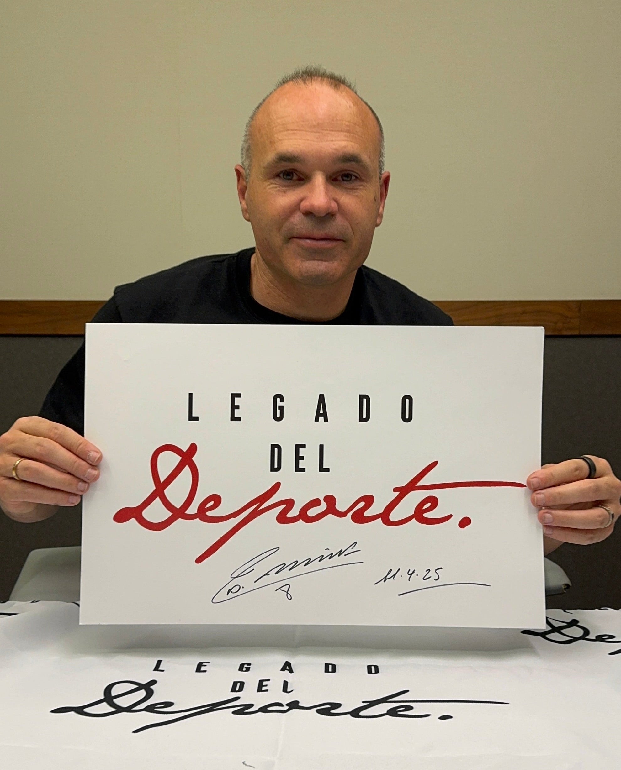Andrés Iniesta - Jersey Firmado Barcelona