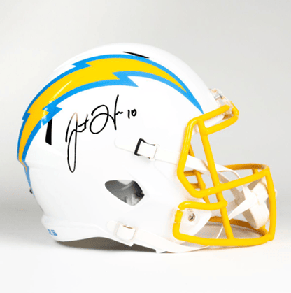 Justin Herbert - Casco Firmado Los Angeles Chargers