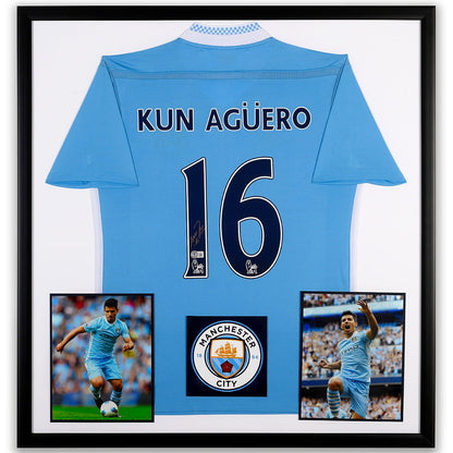 Kun Agüero - Jersey Firmado Manchester City