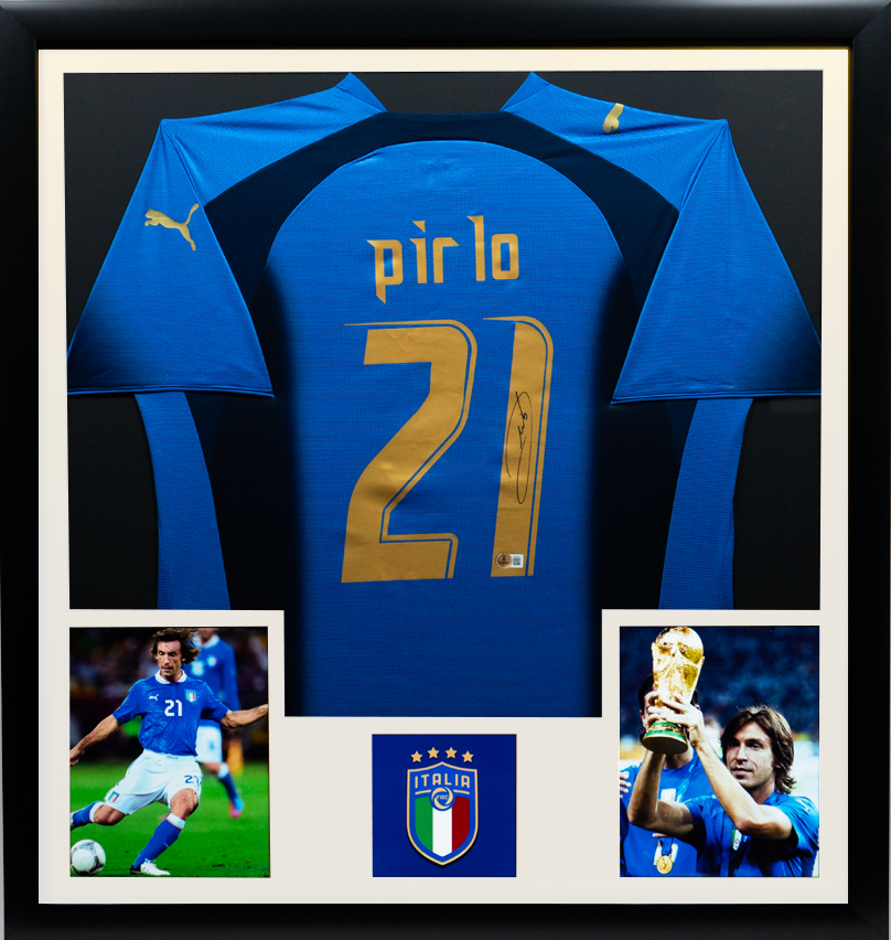 Andrea Pirlo - Jersey Firmado Italia