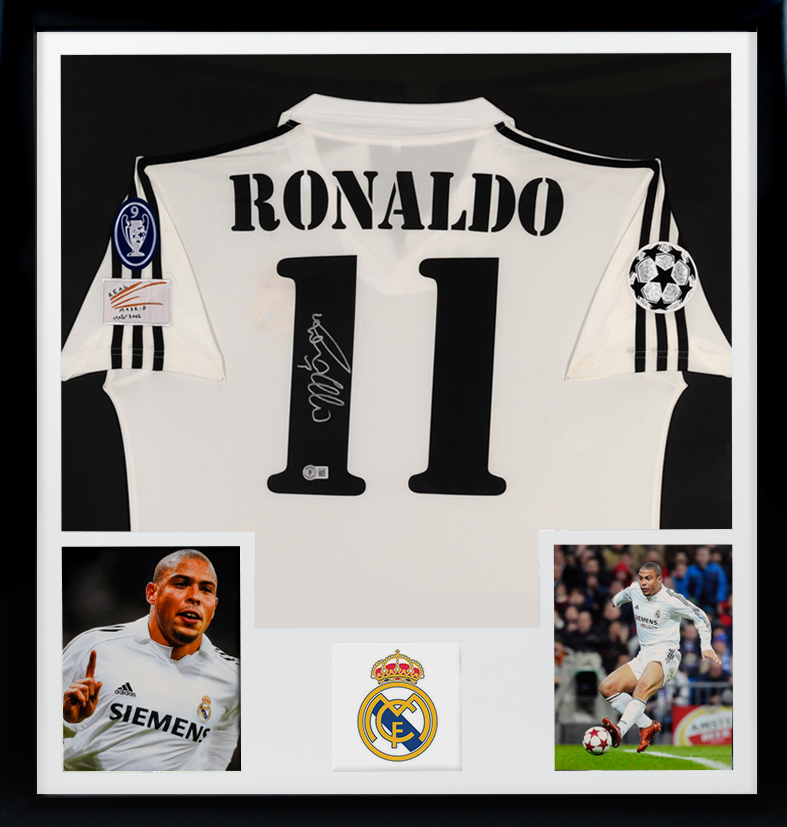 Ronaldo Nazario - Jersey Firmado Real Madrid