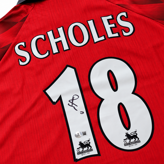 Paul Scholes - Jersey Firmado Manchester United