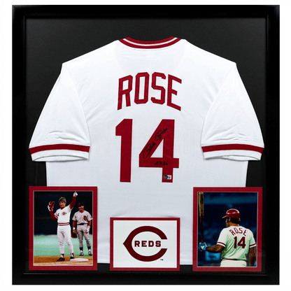 Pete Rose - Jersey Firmado Cincinnati Reds