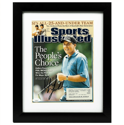 Phil Mickelson - Revista Sports Illustrated Firmada