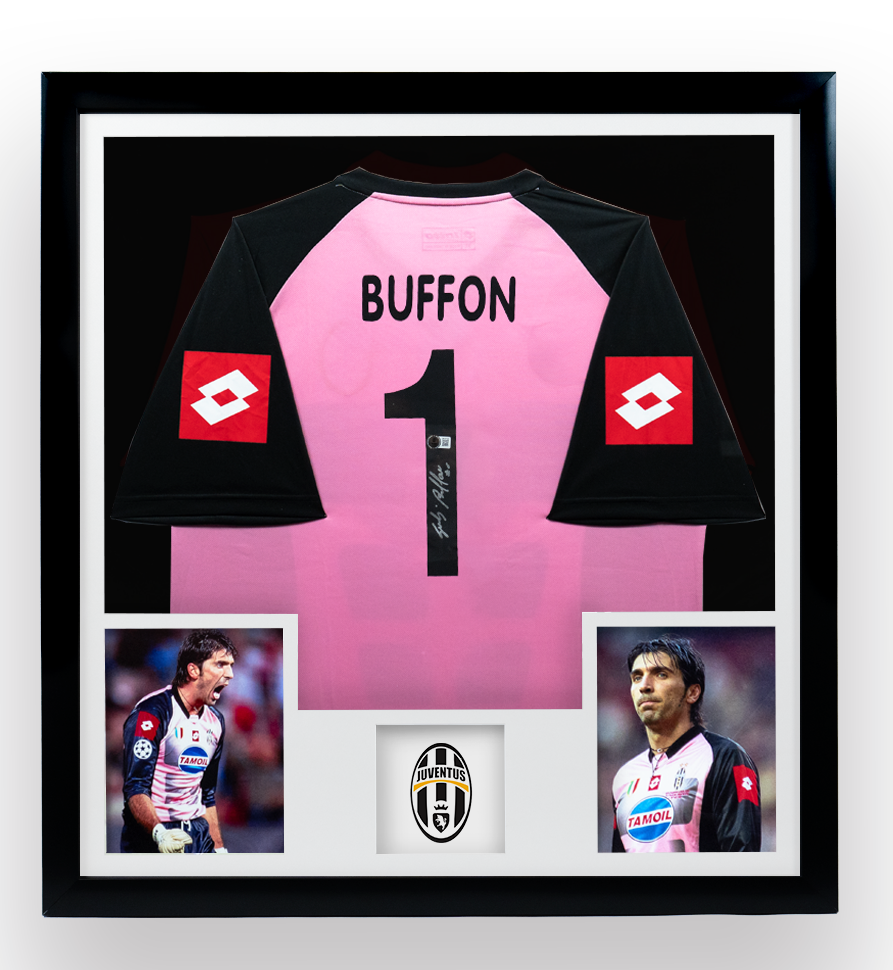 Gianluigi Buffon - Jersey Firmado Juventus Rosa