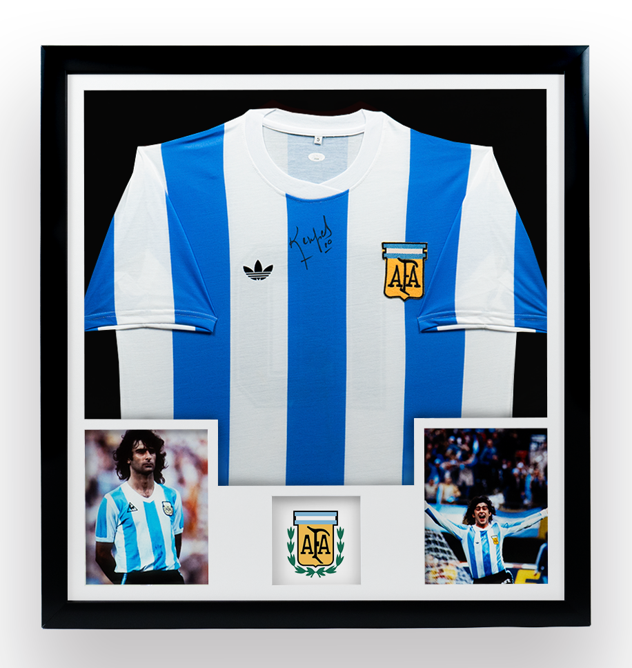 Mario Kempes - Jersey Firmado Argentina